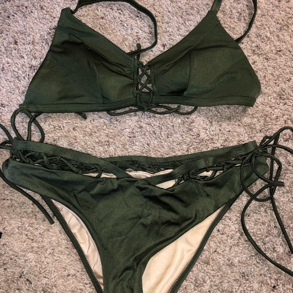 LA hearts bikini